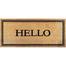 20x46 Estate Hello Coir Doormat