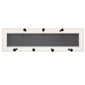 Mug Rack By Trendy Decor 4U, Ready to Hang Framed Print, White Frame